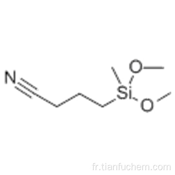 Butanenitrile, 4- (diméthoxyméthylsilyl) - CAS 153723-40-1